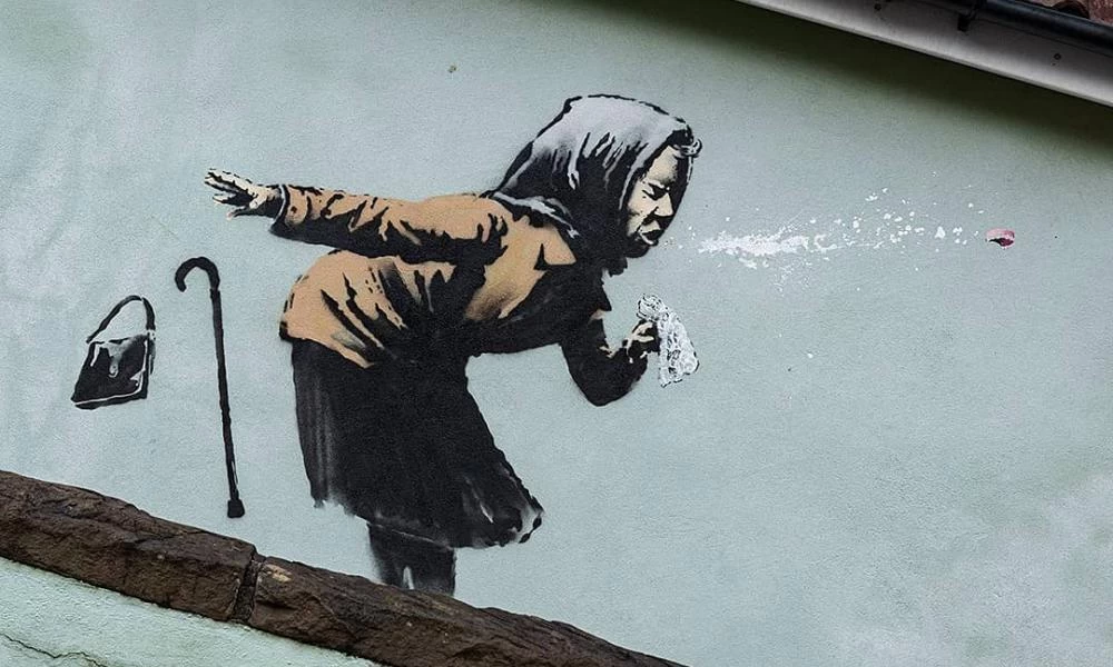Το νέο έργο του Banksy στον πιο απότομο σε κλίση δρόμο της Αγγλίας
